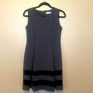 Calvin Klein Sleeveless Fit & Flare Dress, size 8P, great condition.